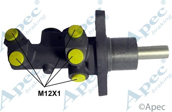 APEC MCY165 - Головний гальмівний циліндр autocars.com.ua