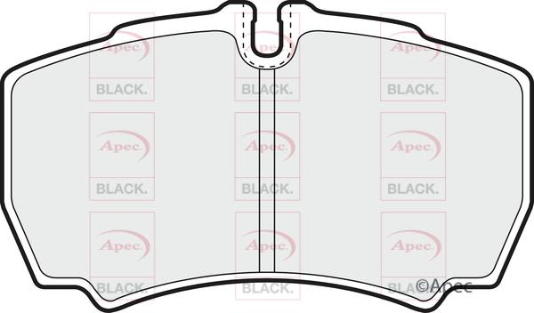 APEC PAD1277B - Гальмівні колодки, дискові гальма autocars.com.ua