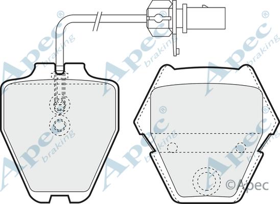 BENDIX 573064S - Тормозные колодки, дисковые, комплект avtokuzovplus.com.ua