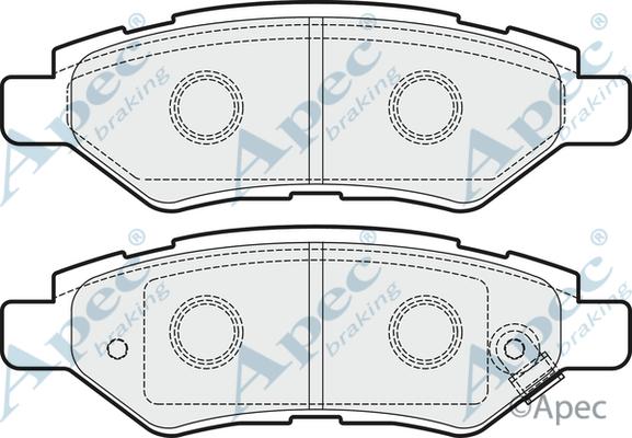 Advics AD1337 - Гальмівні колодки, дискові гальма autocars.com.ua