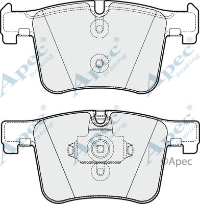 APEC PAD1830B - Гальмівні колодки, дискові гальма autocars.com.ua