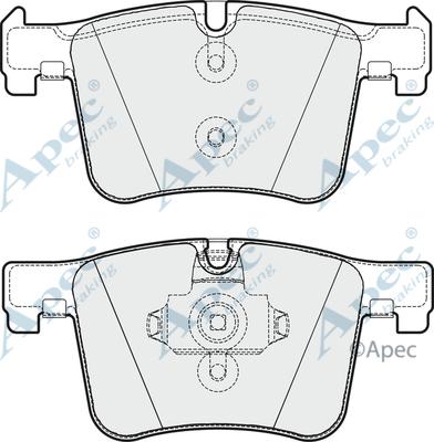 APEC PAD1830 - Гальмівні колодки, дискові гальма autocars.com.ua