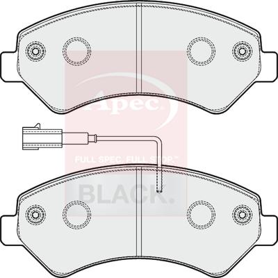 APEC PAD1859B - Гальмівні колодки, дискові гальма autocars.com.ua