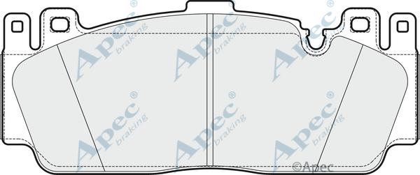 APEC PAD1948 - Гальмівні колодки, дискові гальма autocars.com.ua