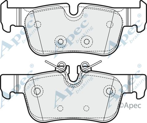 APEC PAD2007 - Гальмівні колодки, дискові гальма autocars.com.ua