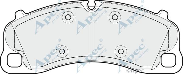 APEC PAD2021 - Гальмівні колодки, дискові гальма autocars.com.ua