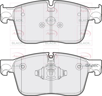 APEC PAD2113B - Гальмівні колодки, дискові гальма autocars.com.ua