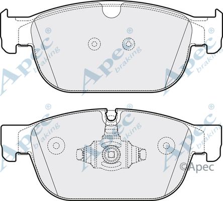APEC PAD2130B - Гальмівні колодки, дискові гальма autocars.com.ua