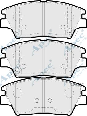 ATE 605544 - Тормозные колодки, дисковые, комплект avtokuzovplus.com.ua