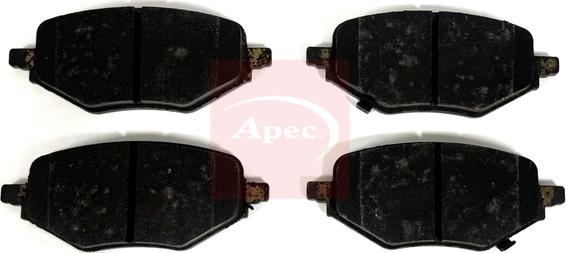 APEC PAD2470 - Гальмівні колодки, дискові гальма autocars.com.ua