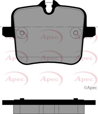 APEC PAD2523 - Гальмівні колодки, дискові гальма autocars.com.ua