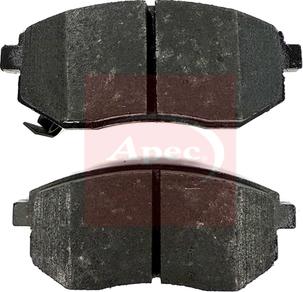 APEC PAD2597 - Гальмівні колодки, дискові гальма autocars.com.ua