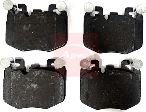 APEC PAD2668 - Гальмівні колодки, дискові гальма autocars.com.ua
