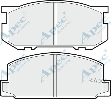 Woking P0803.00 - Тормозные колодки, дисковые, комплект avtokuzovplus.com.ua