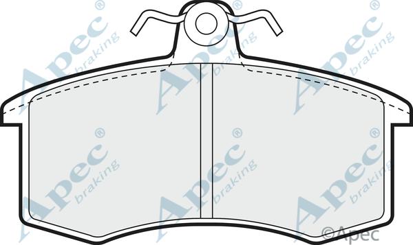 APEC PAD530 - Гальмівні колодки, дискові гальма autocars.com.ua
