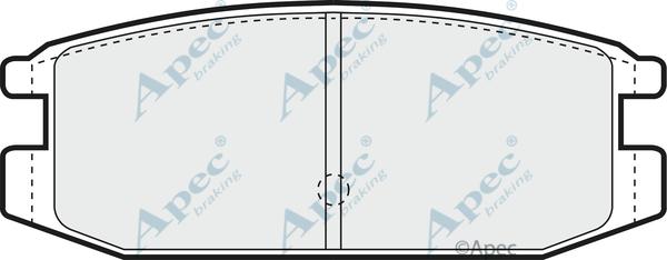 APEC PAD778 - Гальмівні колодки, дискові гальма autocars.com.ua