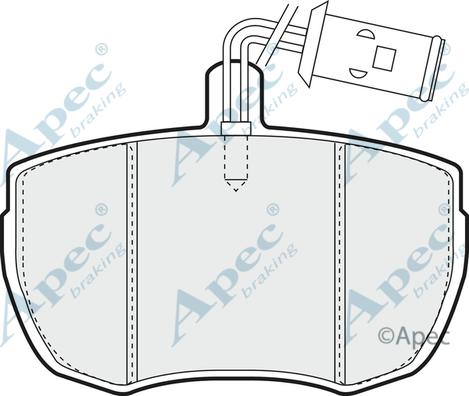 APEC PAD79 - Гальмівні колодки, дискові гальма autocars.com.ua