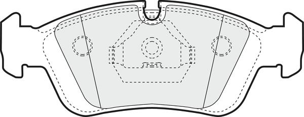 APEC PD3014 - Гальмівні колодки, дискові гальма autocars.com.ua