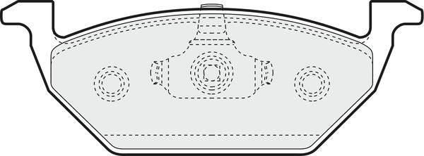 APEC PD3030 - Гальмівні колодки, дискові гальма autocars.com.ua