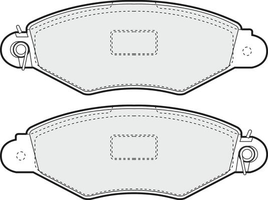 APEC PD3035 - Гальмівні колодки, дискові гальма autocars.com.ua