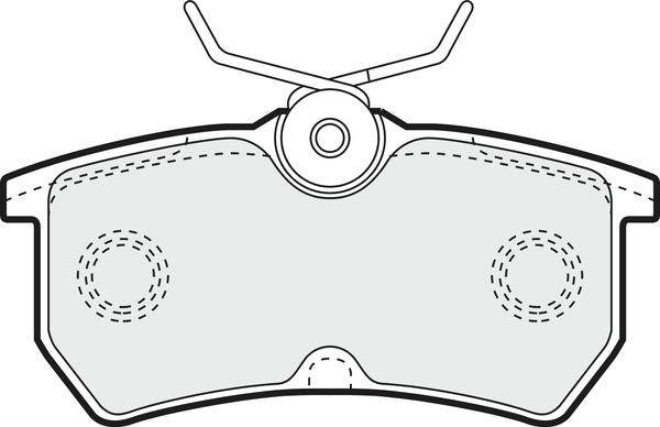 APEC PD3040 - Гальмівні колодки, дискові гальма autocars.com.ua