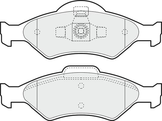 FORMA 613 - Гальмівні колодки, дискові гальма autocars.com.ua