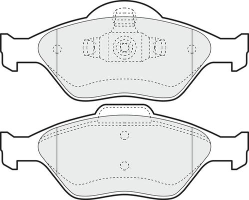 APEC PD3048 - Гальмівні колодки, дискові гальма autocars.com.ua