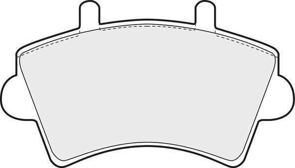 APEC PD3055 - Гальмівні колодки, дискові гальма autocars.com.ua