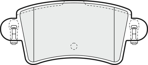 APEC PD3057 - Гальмівні колодки, дискові гальма autocars.com.ua