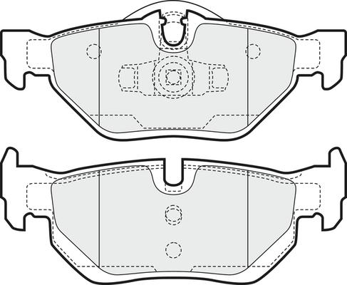 APEC PD3083 - Гальмівні колодки, дискові гальма autocars.com.ua