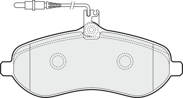 APEC PD3097 - Гальмівні колодки, дискові гальма autocars.com.ua