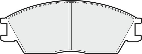 APEC PD3103 - Гальмівні колодки, дискові гальма autocars.com.ua