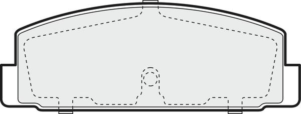 APEC PD3104 - Гальмівні колодки, дискові гальма autocars.com.ua