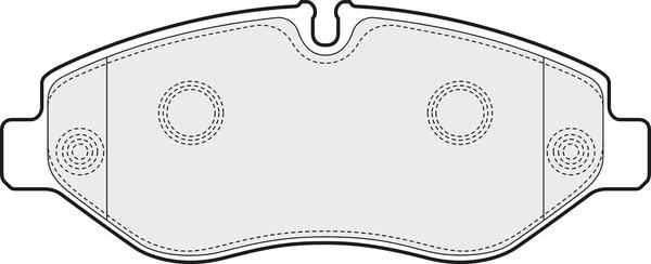 APEC PD3110 - Гальмівні колодки, дискові гальма autocars.com.ua