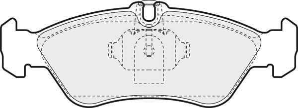 APEC PD3113 - Гальмівні колодки, дискові гальма autocars.com.ua