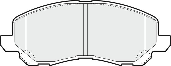APEC PD3134 - Гальмівні колодки, дискові гальма autocars.com.ua