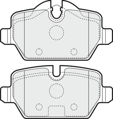 APEC PD3150 - Гальмівні колодки, дискові гальма autocars.com.ua