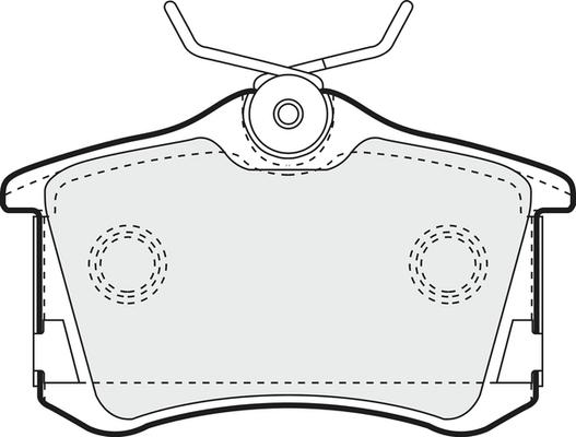 APEC PD3182 - Гальмівні колодки, дискові гальма autocars.com.ua