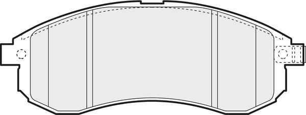 APEC PD3196 - Гальмівні колодки, дискові гальма autocars.com.ua