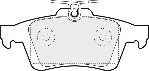 APEC PD3202 - Гальмівні колодки, дискові гальма autocars.com.ua