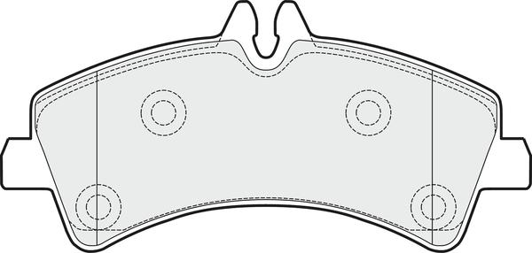 APEC PD3211 - Гальмівні колодки, дискові гальма autocars.com.ua