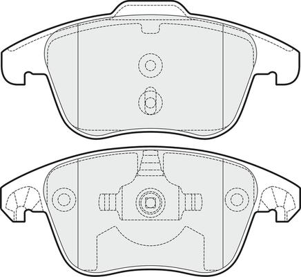 APEC PD3215 - Гальмівні колодки, дискові гальма autocars.com.ua