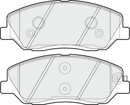 APEC PD3222 - Гальмівні колодки, дискові гальма autocars.com.ua