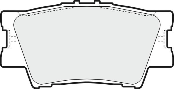 APEC PD3230 - Гальмівні колодки, дискові гальма autocars.com.ua