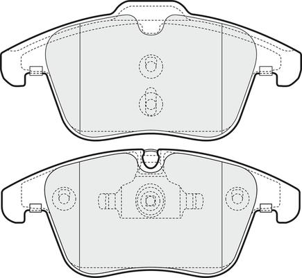 APEC PD3233 - Гальмівні колодки, дискові гальма autocars.com.ua