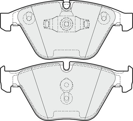 APEC PD3238 - Гальмівні колодки, дискові гальма autocars.com.ua