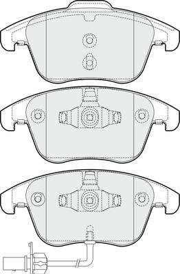 APEC PD3242 - Гальмівні колодки, дискові гальма autocars.com.ua