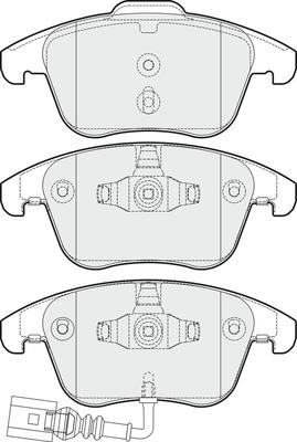 APEC PD3243 - Гальмівні колодки, дискові гальма autocars.com.ua