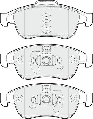APEC PD3250 - Гальмівні колодки, дискові гальма autocars.com.ua