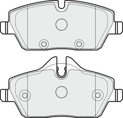 APEC PD3266 - Гальмівні колодки, дискові гальма autocars.com.ua